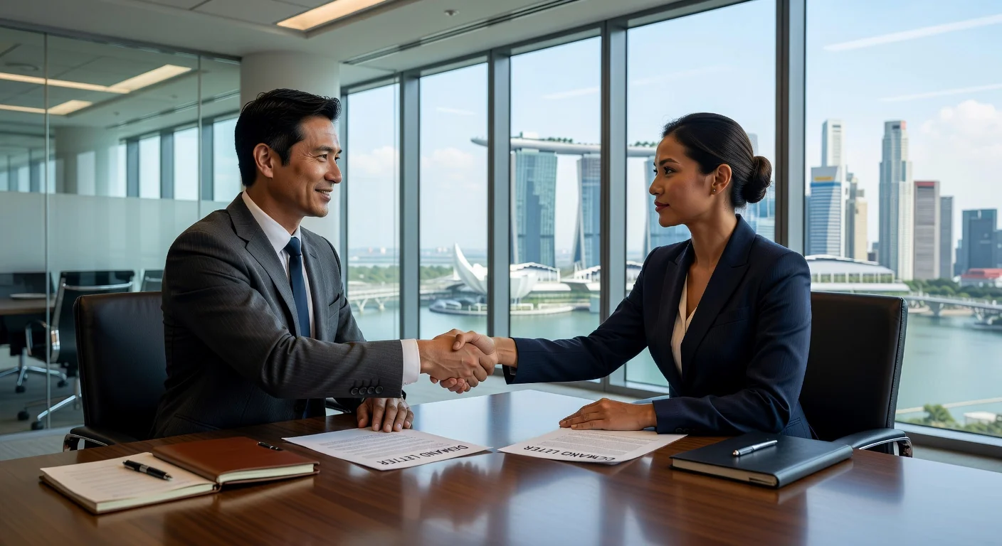 Business meeting discussing demand