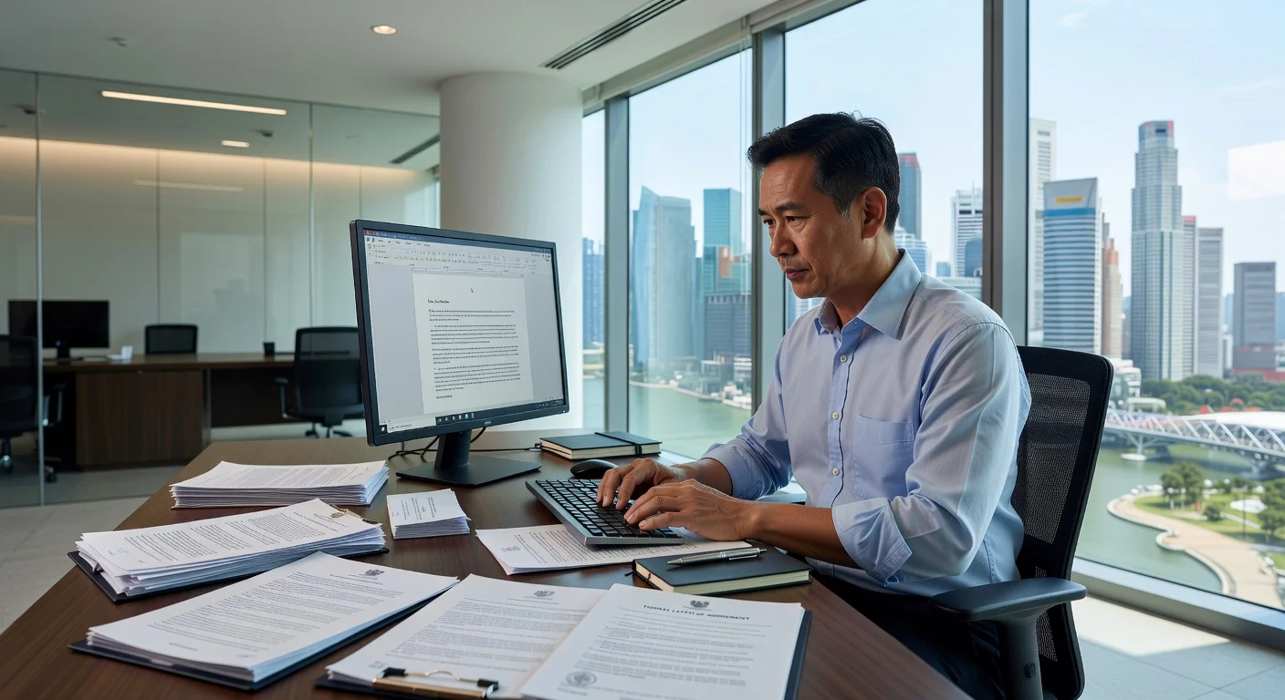 Professional writing a demand letter