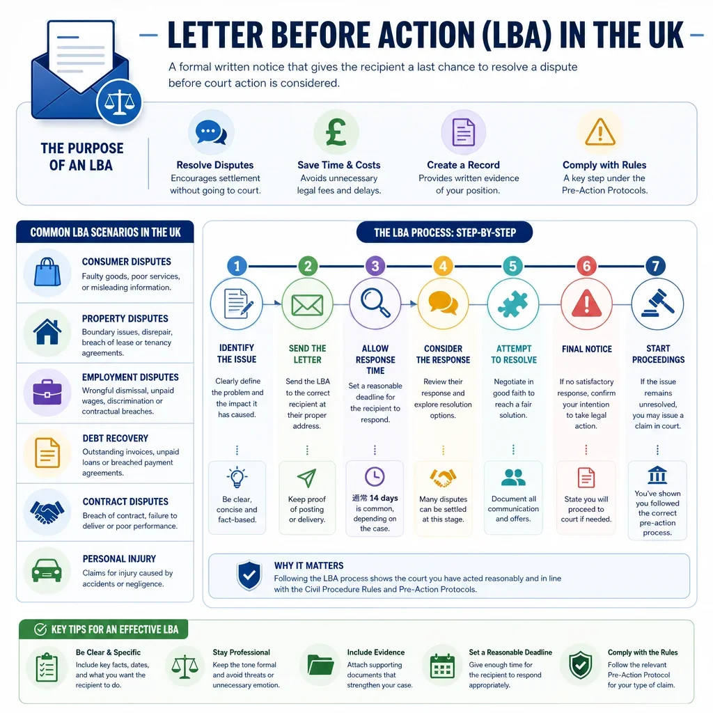 Common Letter Before Action Scenarios
