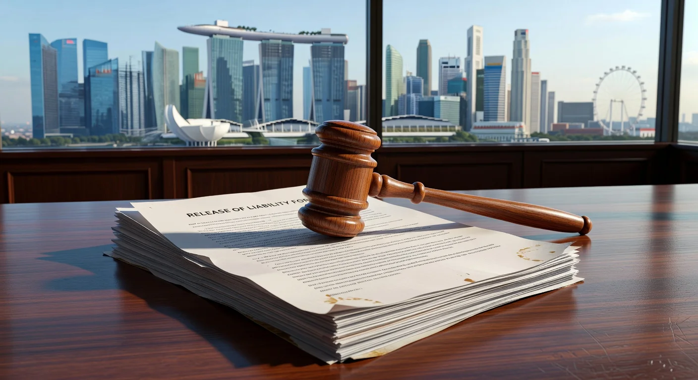 Gavel and Singapore contract papers