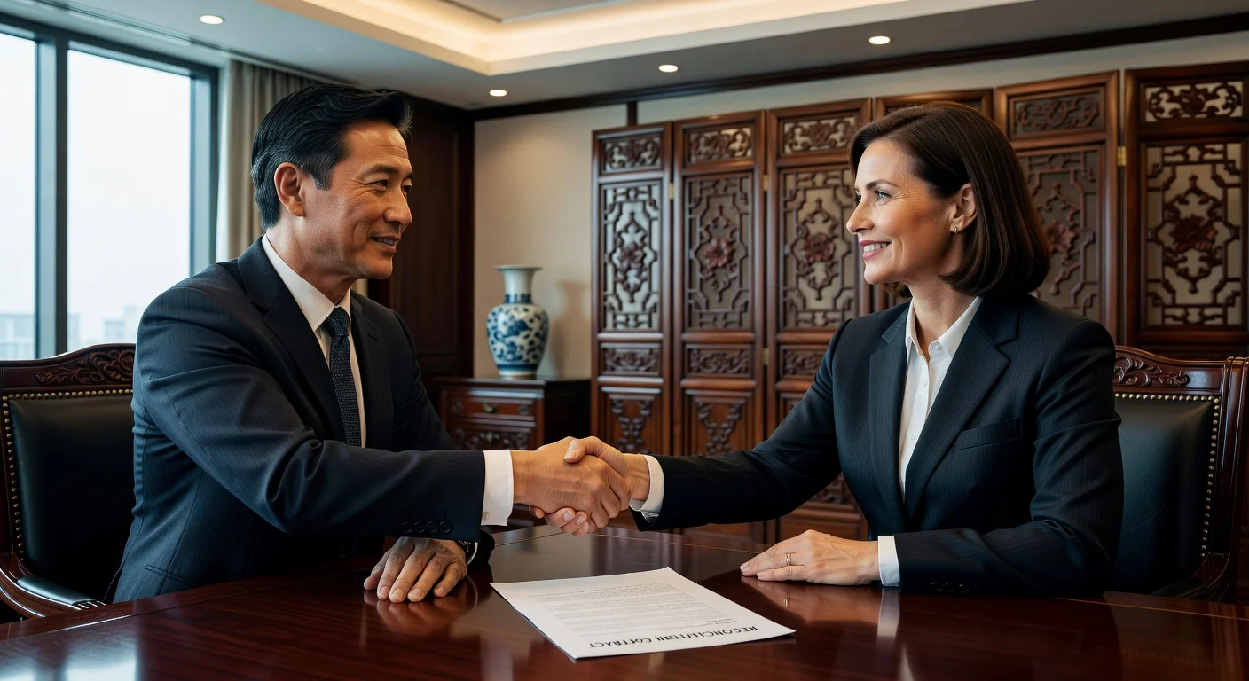 Handshake sealing legal agreement.