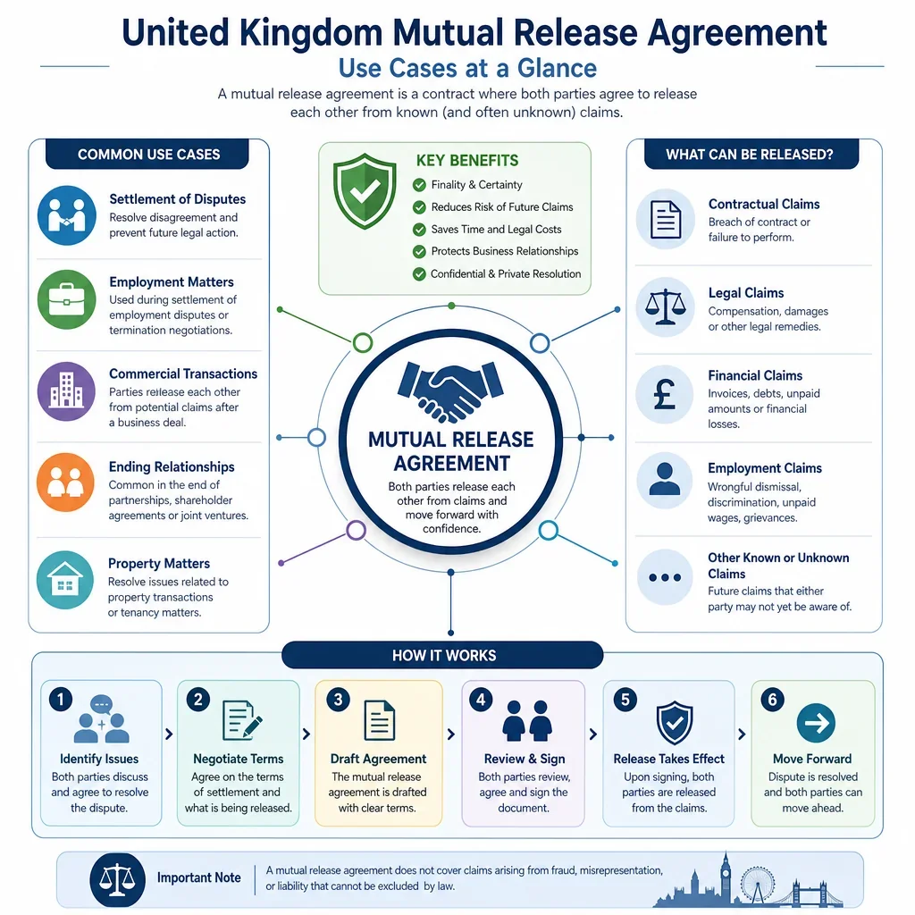 Mutual Release Agreement Use Cases