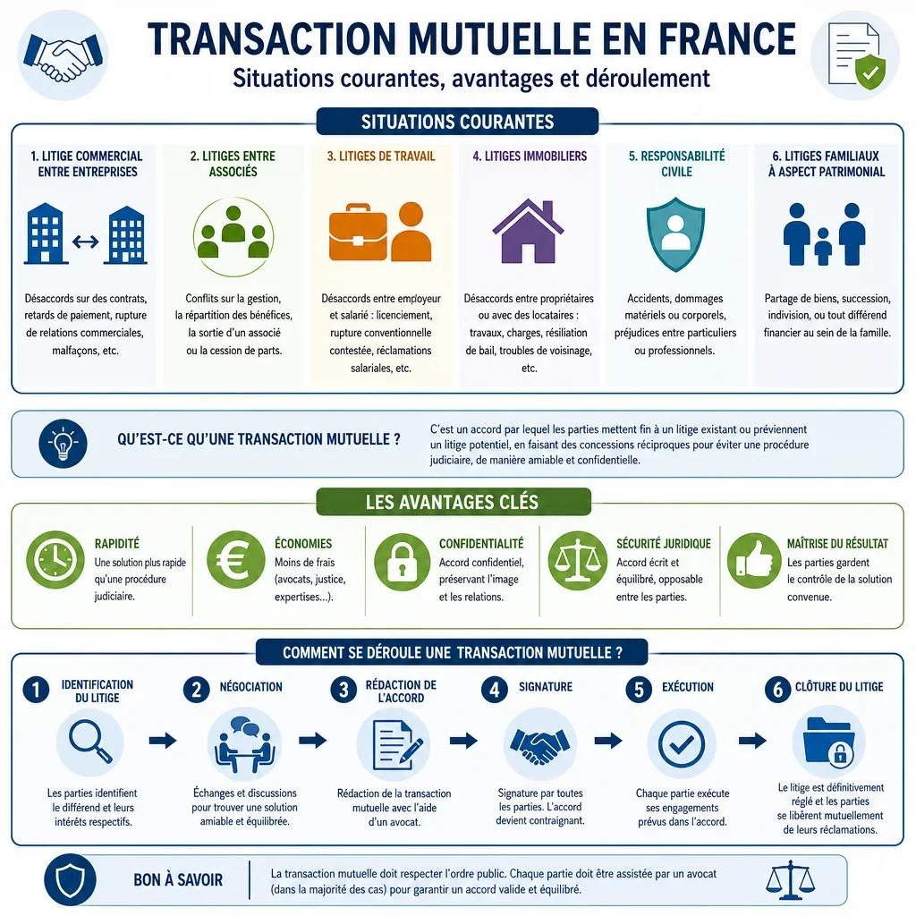 Situations courantes de transaction mutuelle