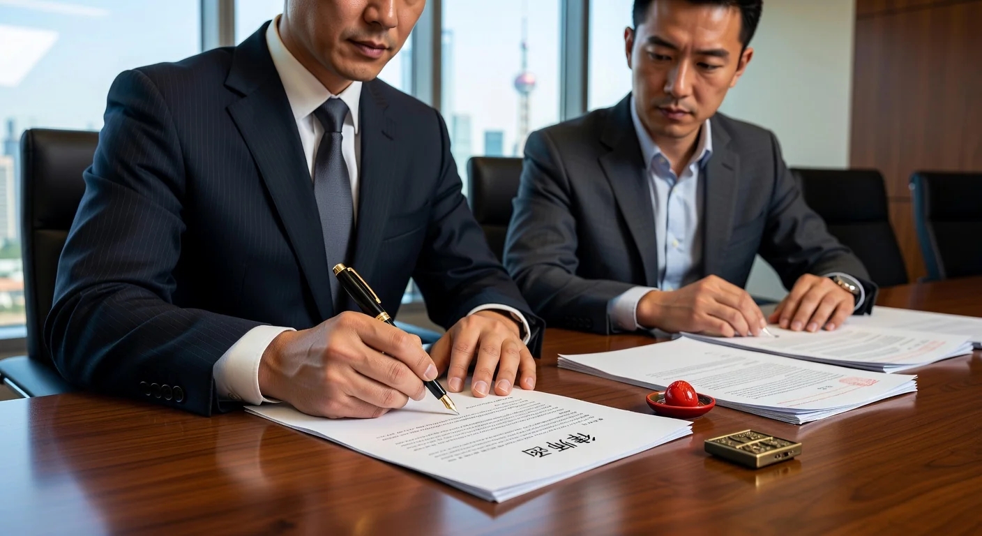 Signing a lawyer's letter