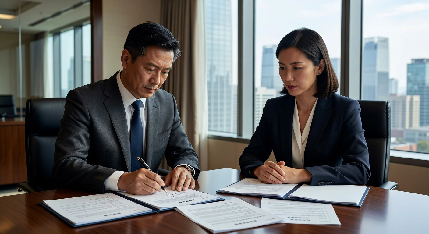 Signing privacy policy agreement