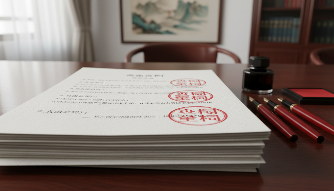 Stack of legal labor documents