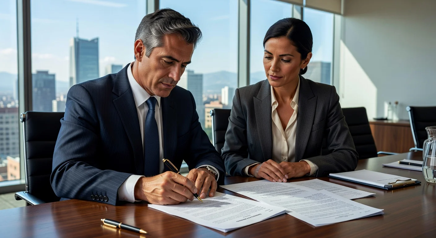 Signing legal terms and conditions document