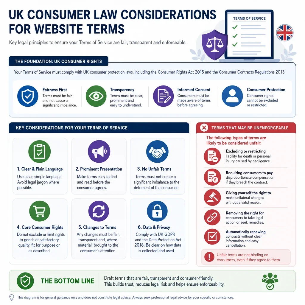 UK Consumer Law Considerations for Website Terms