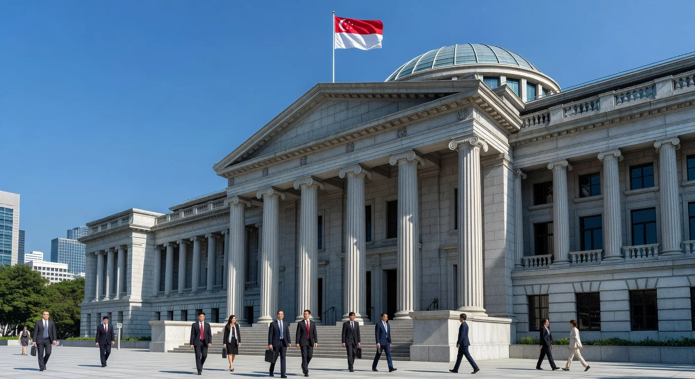 Singapore courthouse exterior