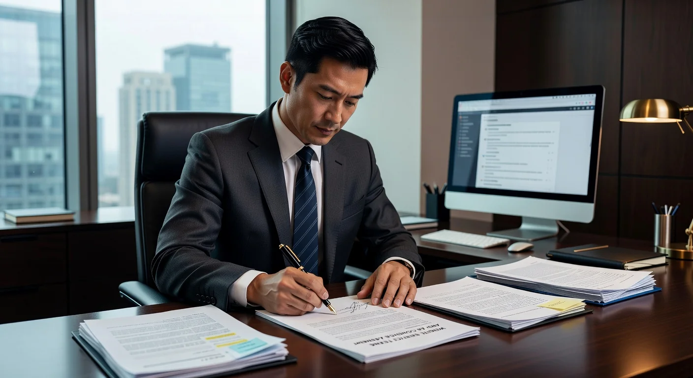 Chinese legal document signing