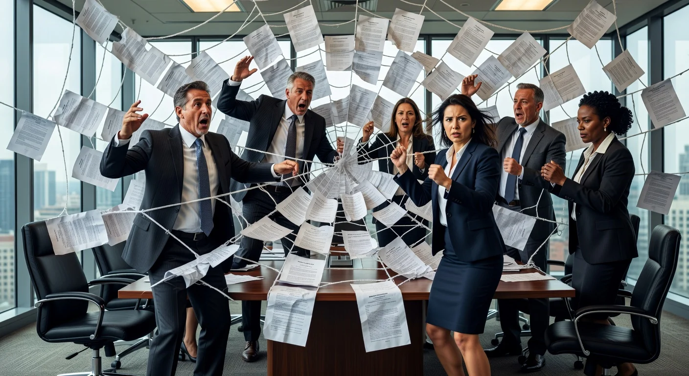 Team trapped in contract web