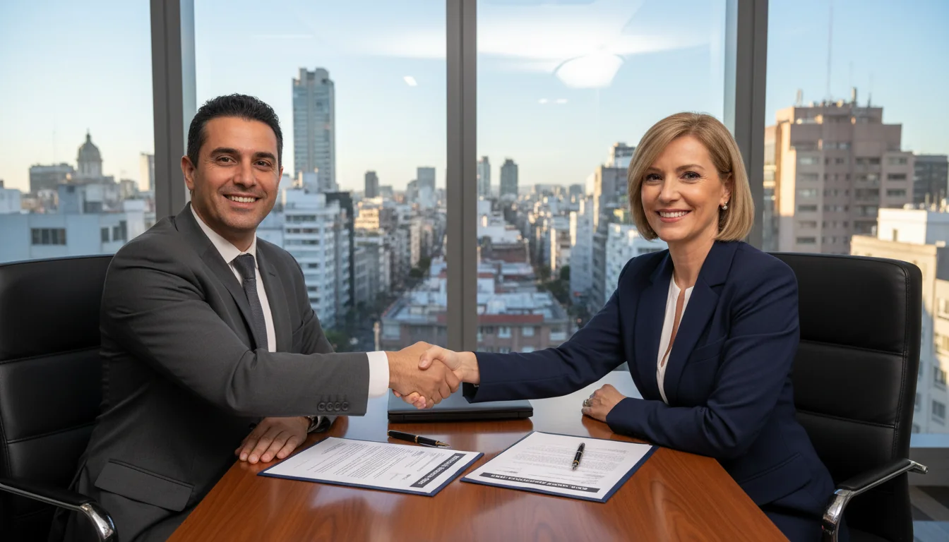 Signing SaaS agreement in Argentina