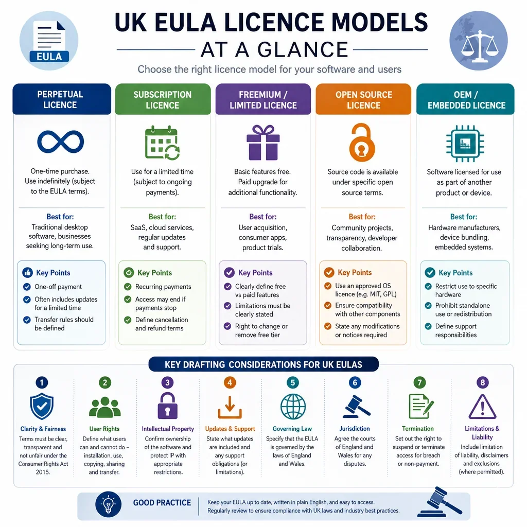 EULA Licence Models and Drafting Considerations