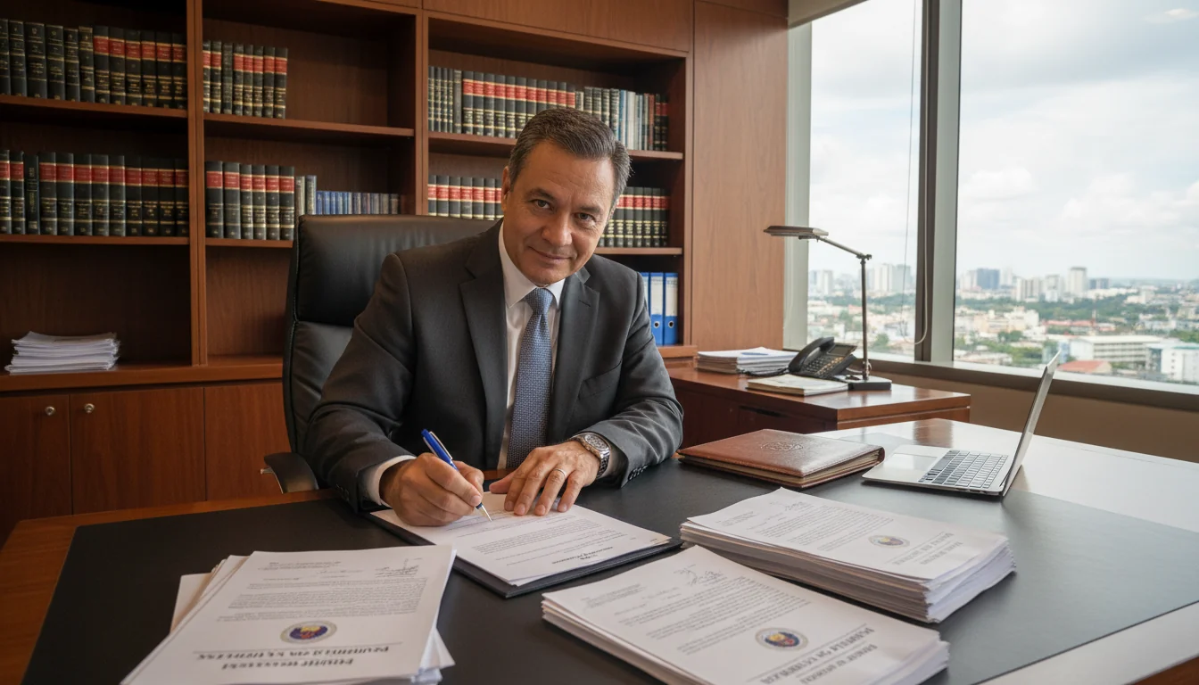 Signing completed LOI letter