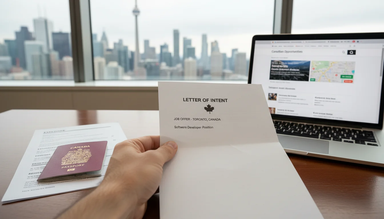 Reviewing Canadian job application documents