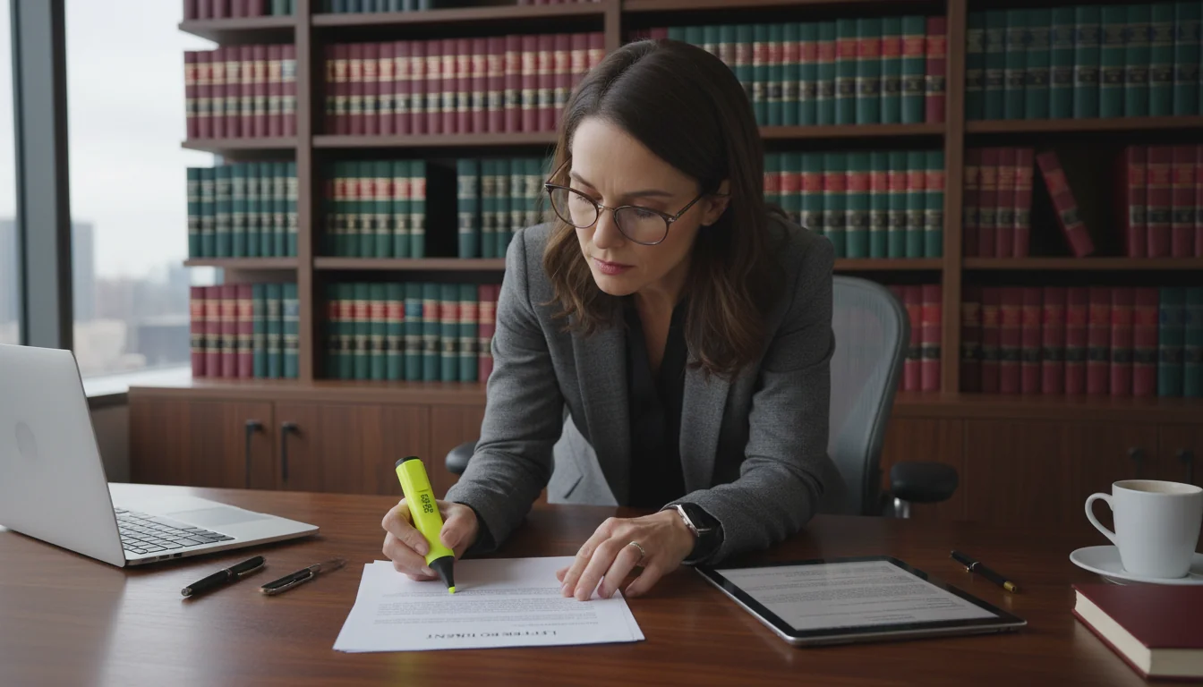 Reviewing letter of intent document