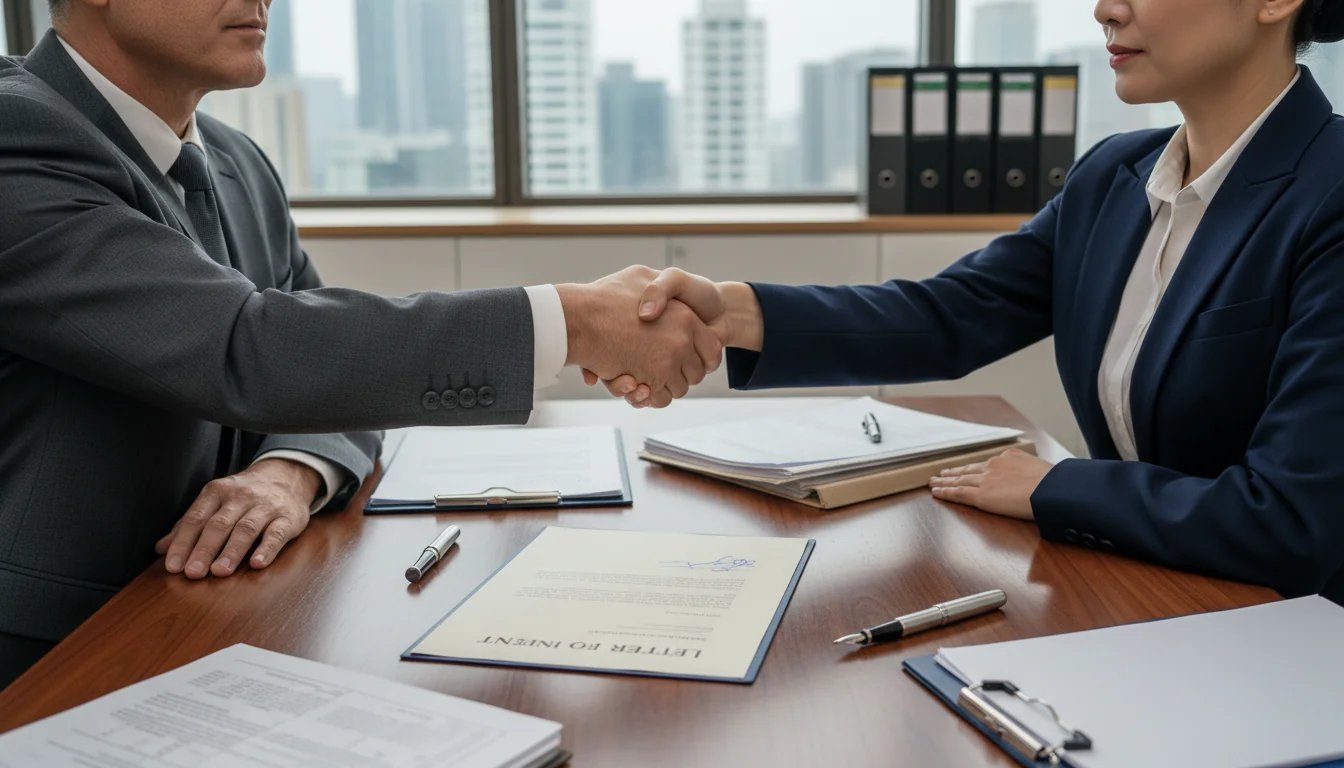 Signing intent letter agreement