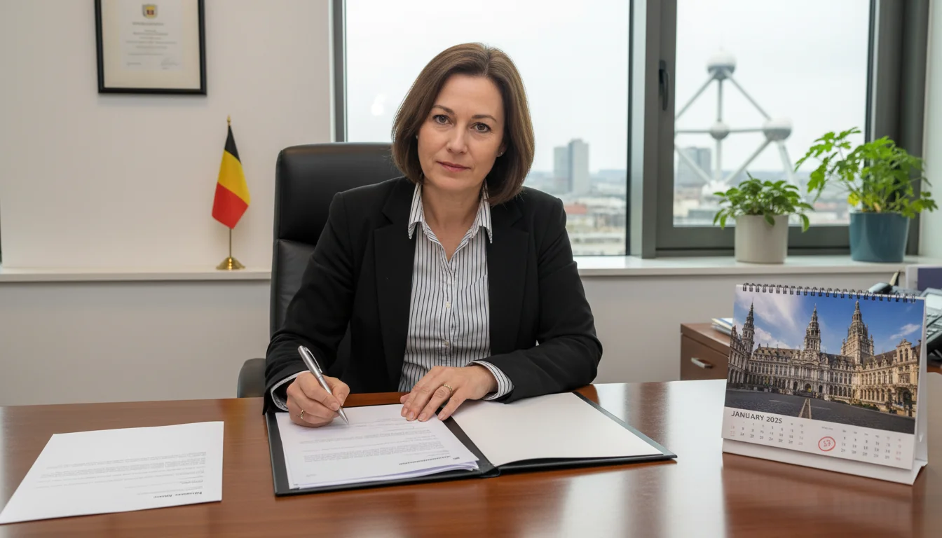 Belgian employment contract signing