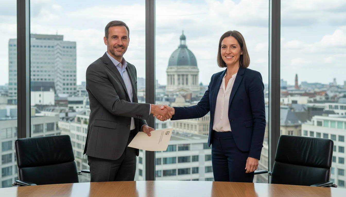 Job interview in Brussels