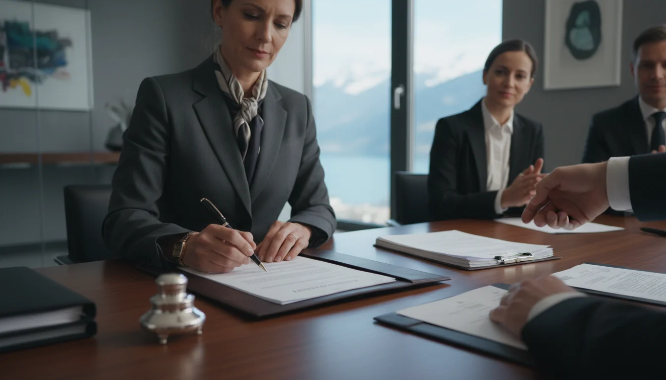 Professional signing intent letter