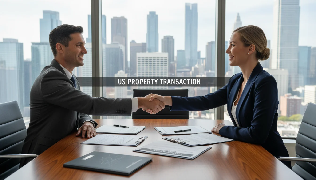 Handshake sealing real estate deal