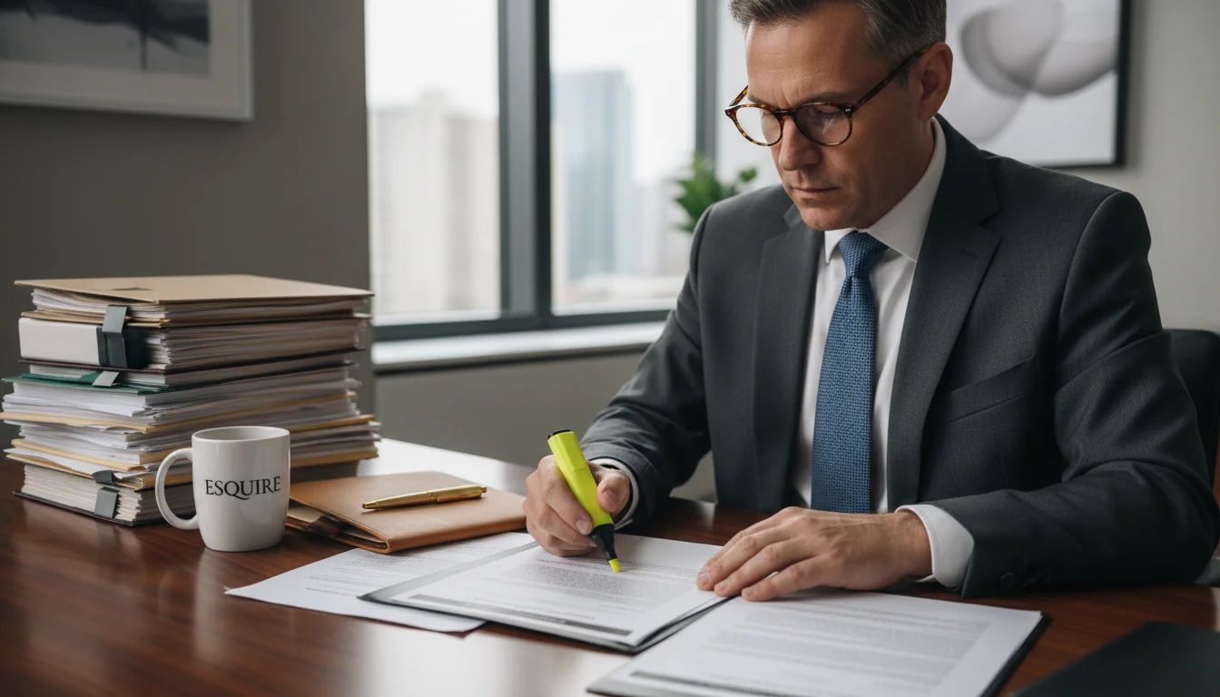 Reviewing legal claim documents