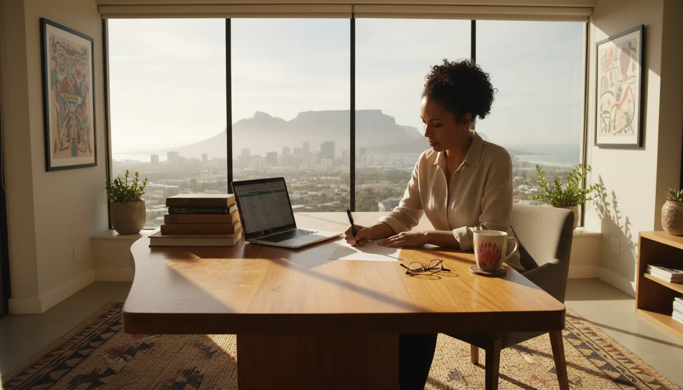 Person writing a formal letter