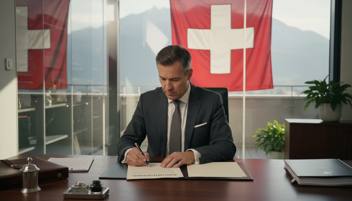 Swiss legal document signing
