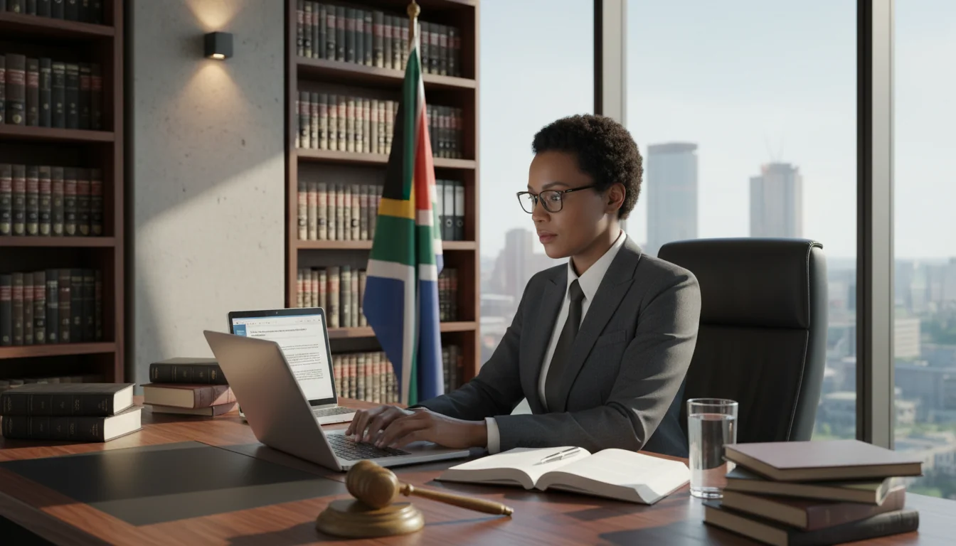 South African lawyer drafting LOI