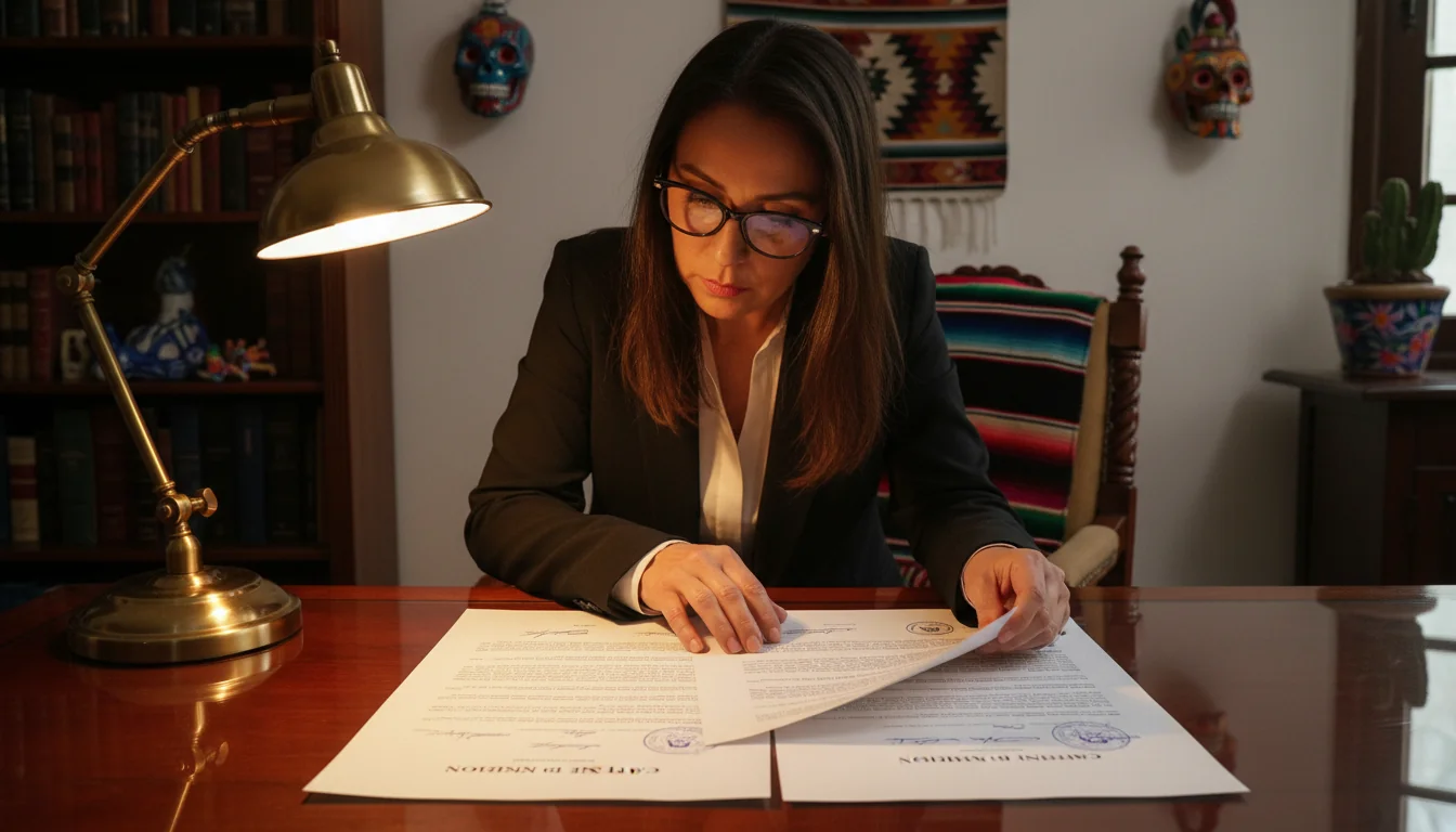 Reviewing Mexican legal contract