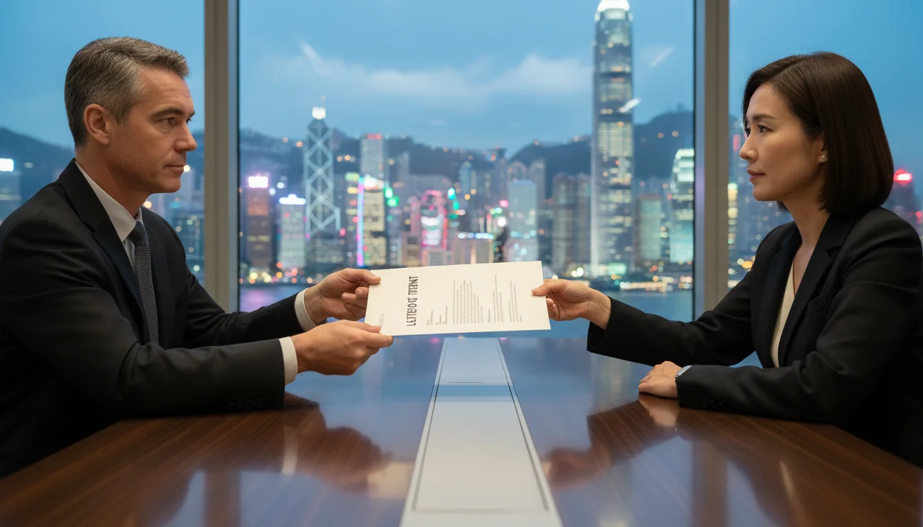 Professional signing Letter of Intent