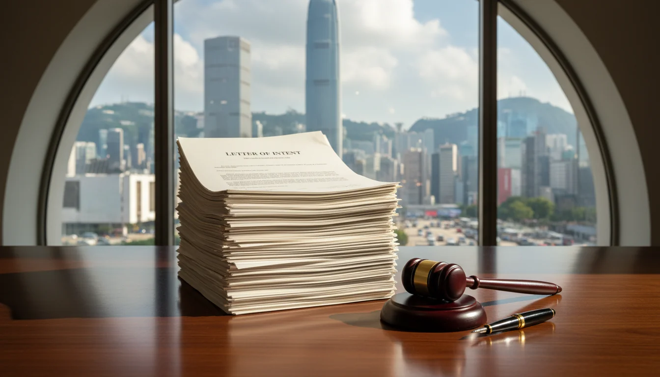 Stack of legal documents and gavel