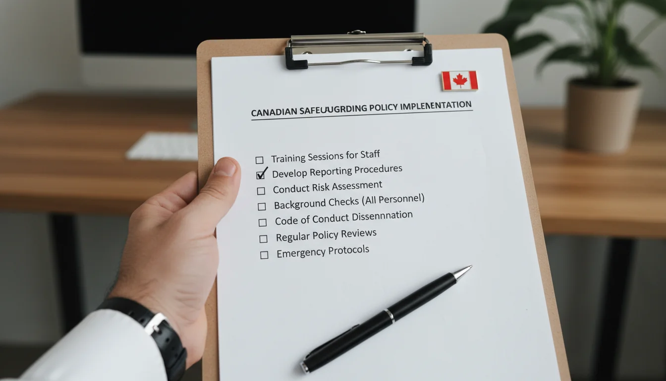 Compliance checklist on clipboard