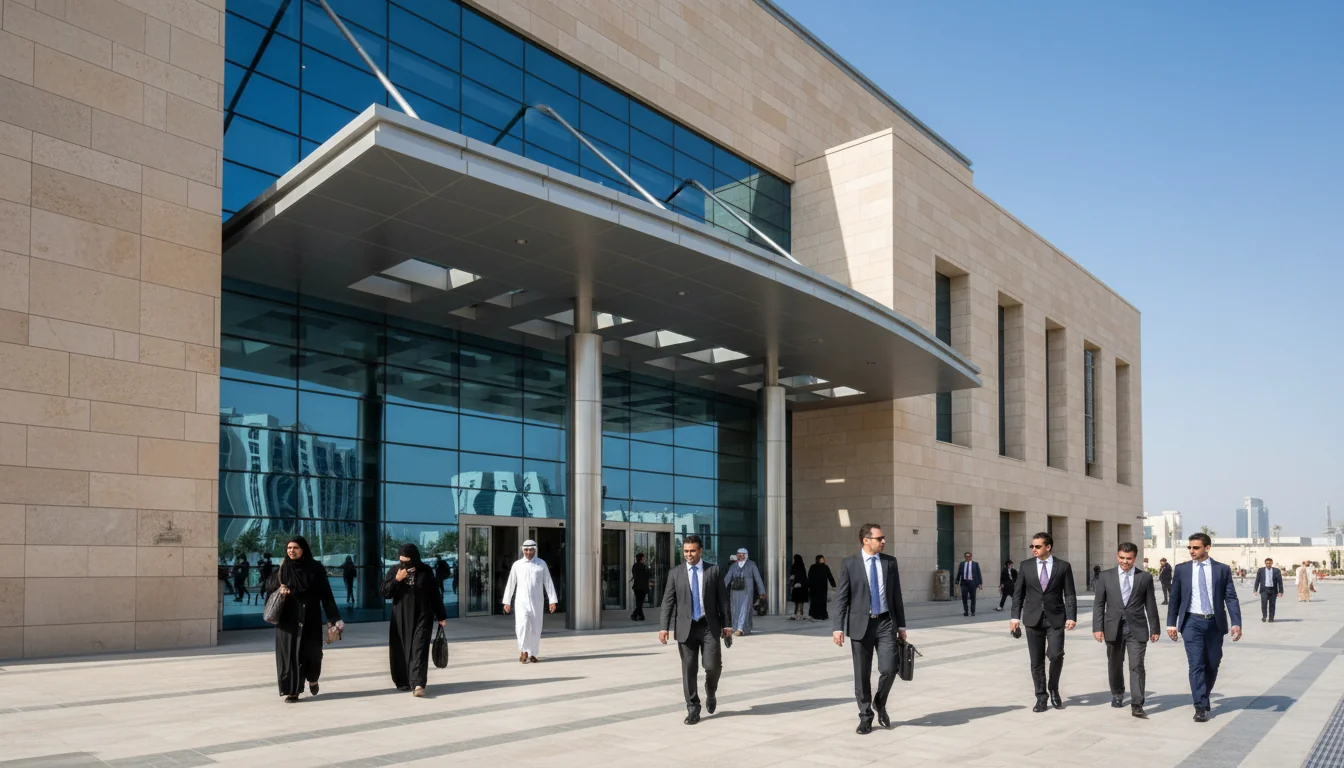 UAE court building exterior