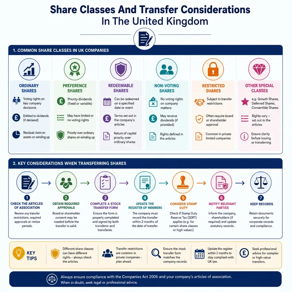 Share Classes And Transfer Considerations