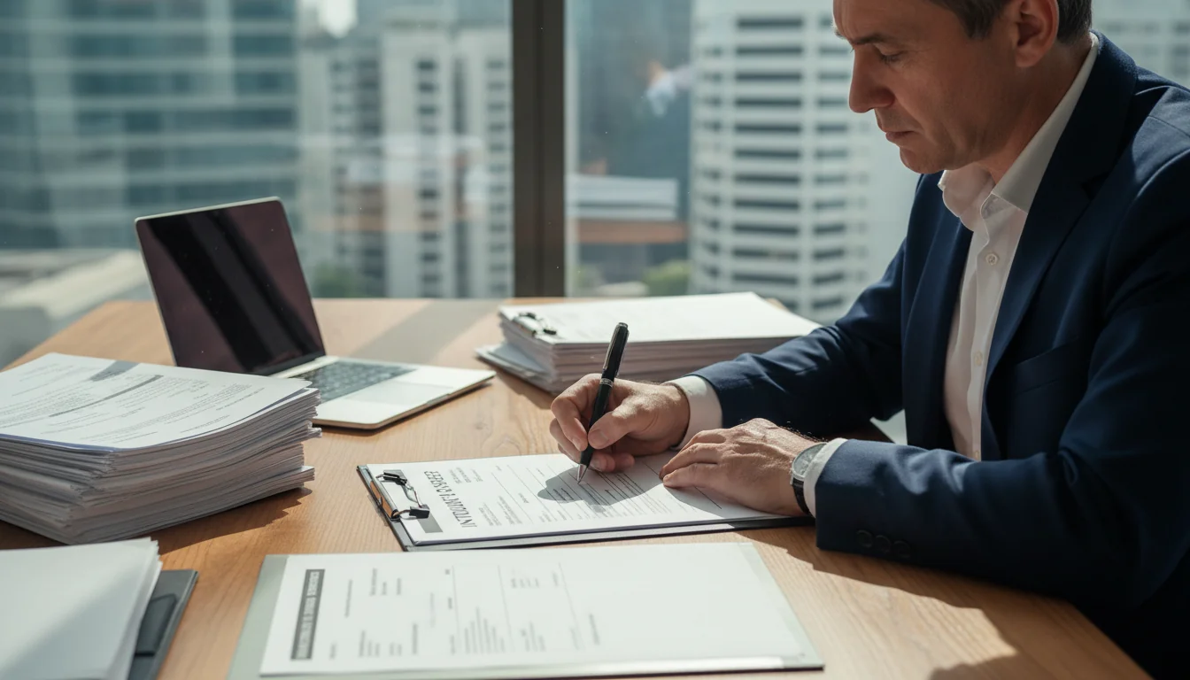 Person signing transfer document