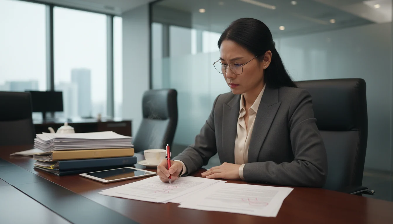 Reviewing legal transfer forms