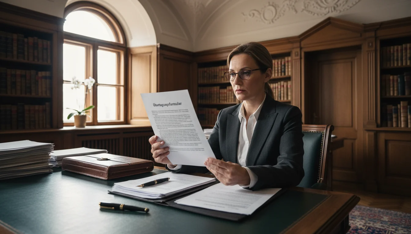 Austrian legal document form.