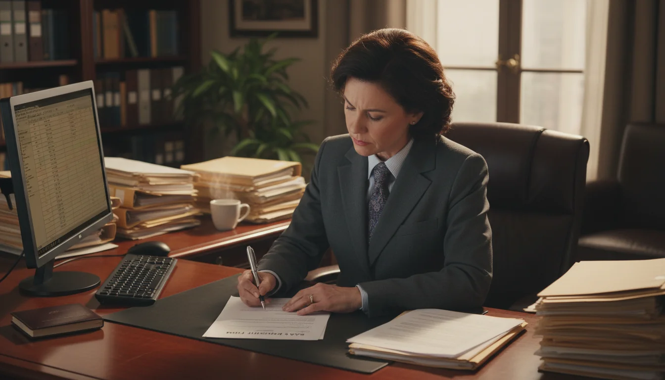 Professional signing share transfer form