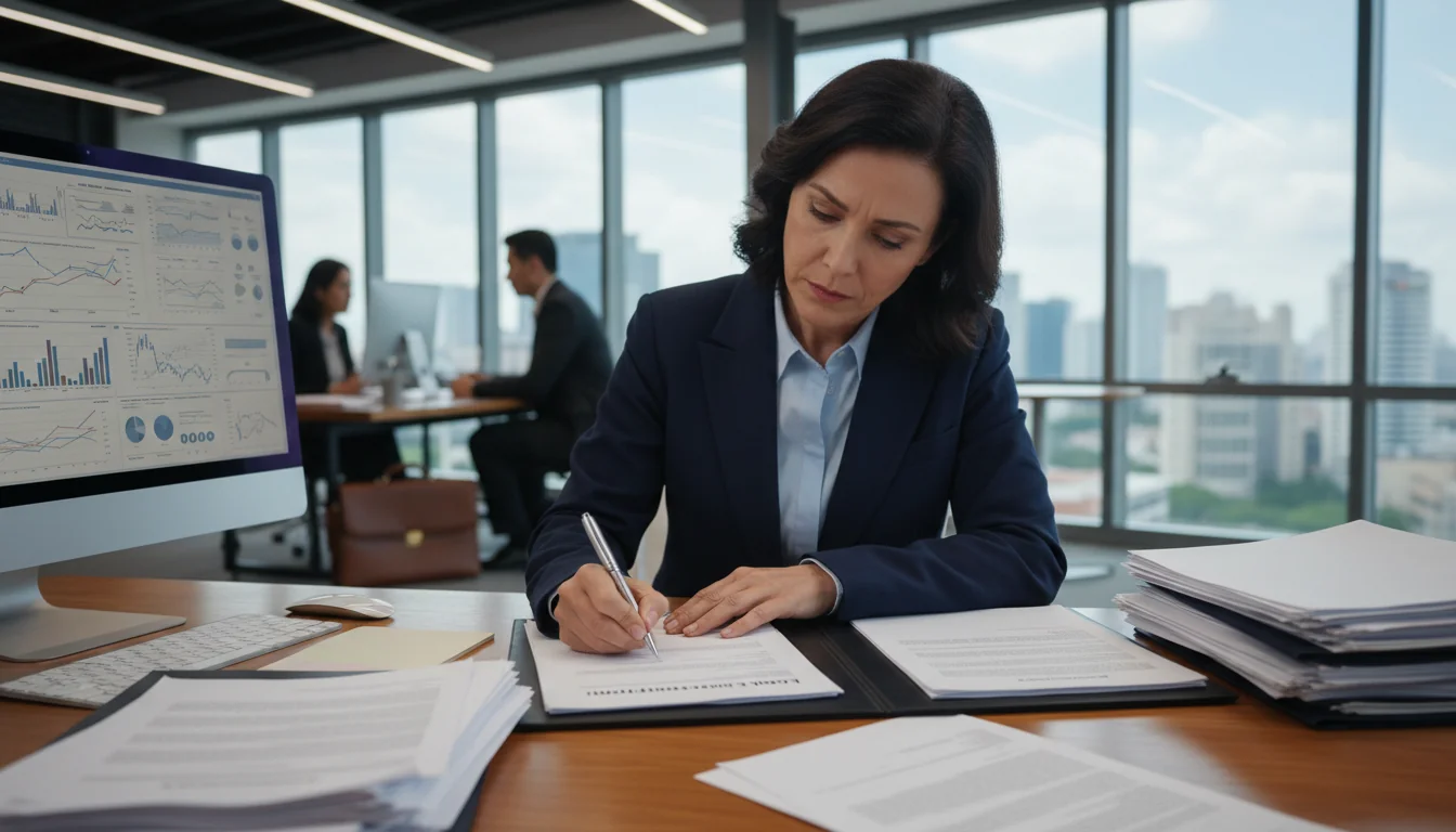 Professional signing share transfer form