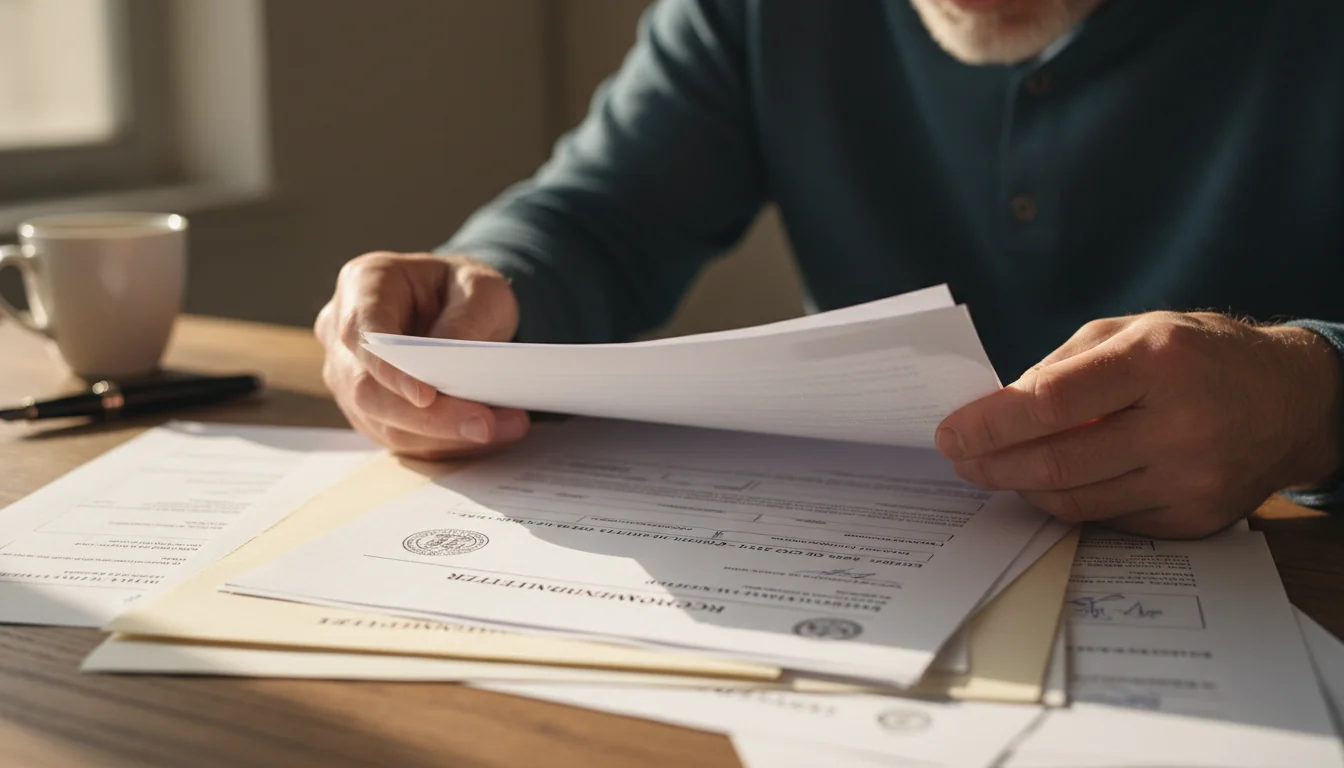 University application documents review