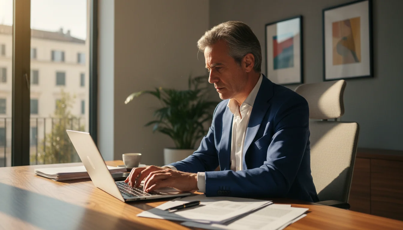 Professional writing a recommendation letter