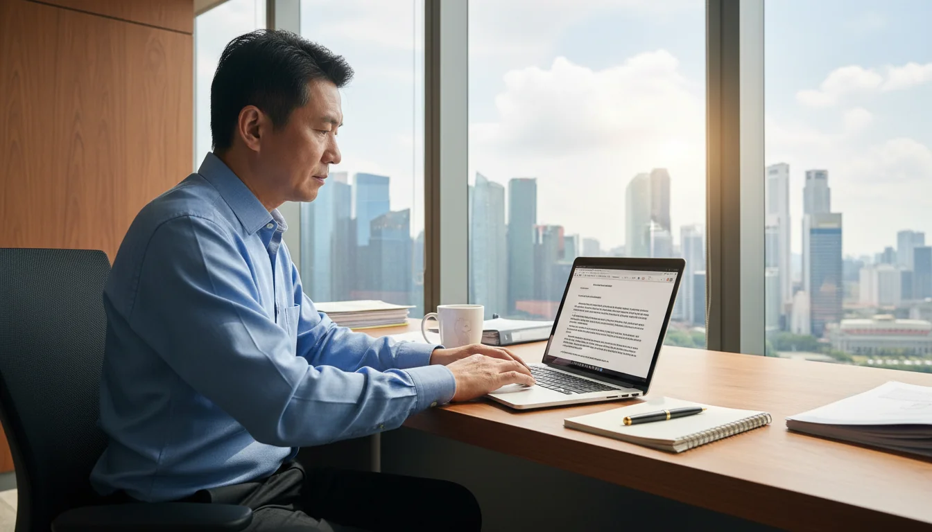 Professional writing a reference letter