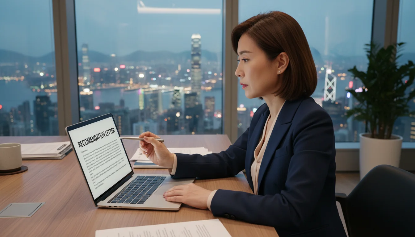 Professional writing recommendation letter