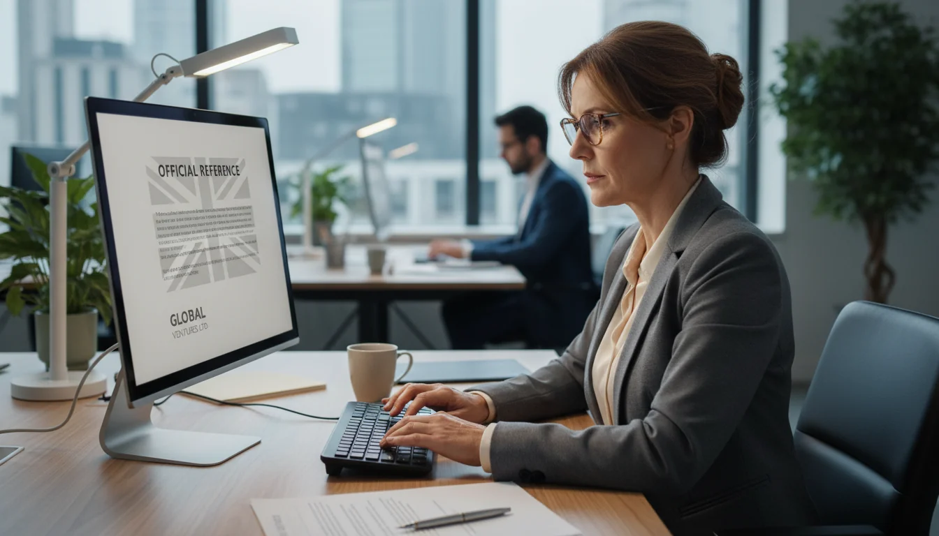 Professional writing a reference letter