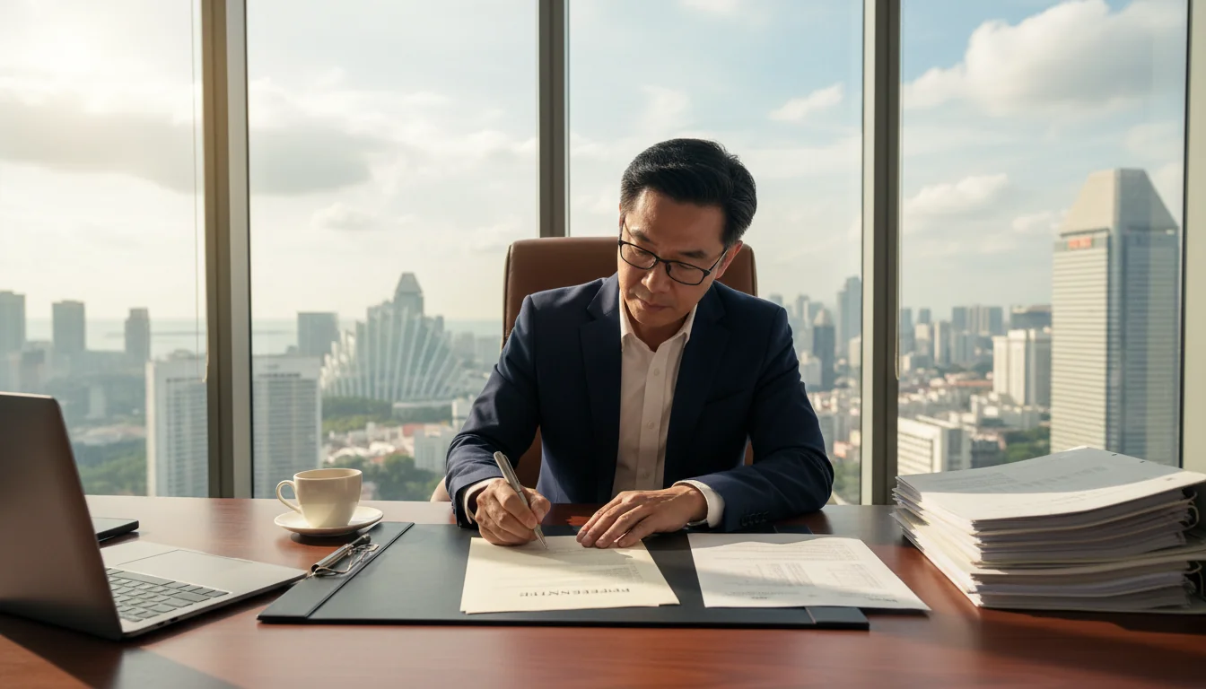 Professional signing reference letter