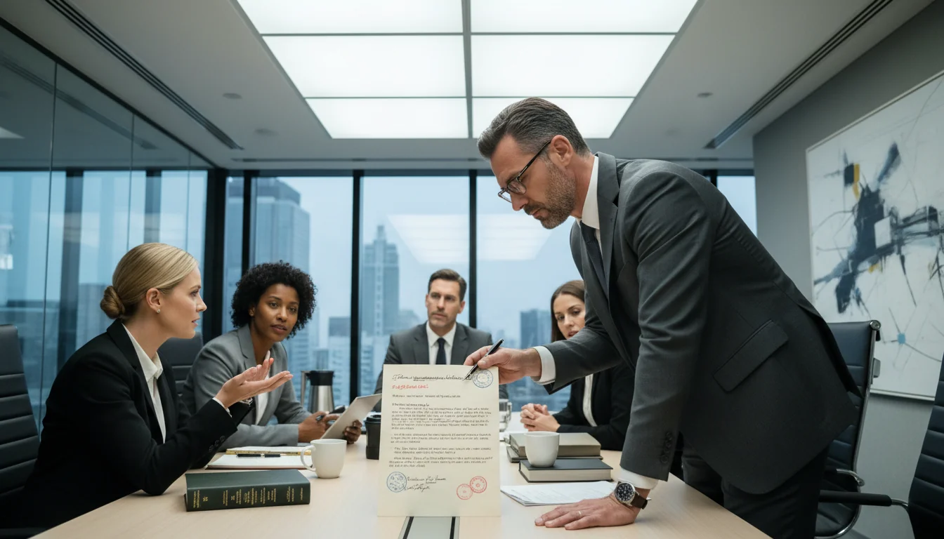 Reviewing legal recommendation document