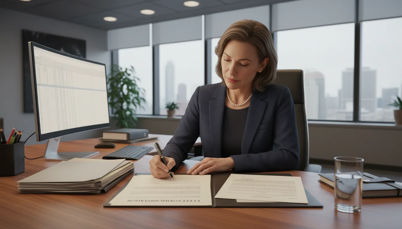 Professional signing recommendation letter