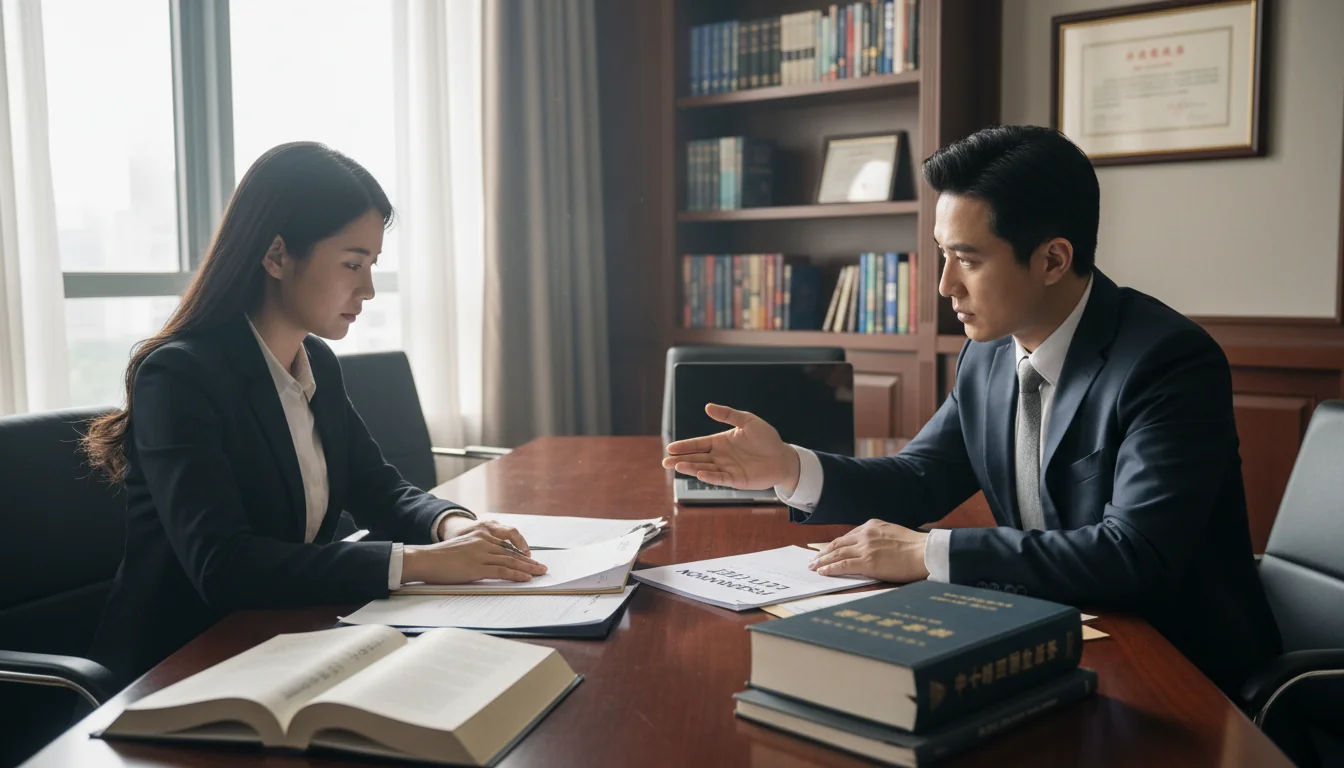 Employee consulting lawyer on resignation