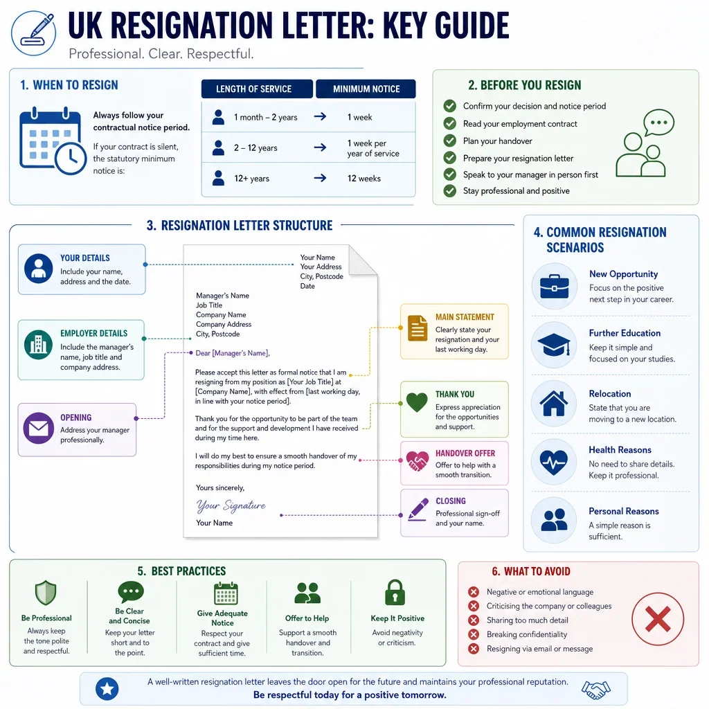 UK Resignation Letter Scenario Guide